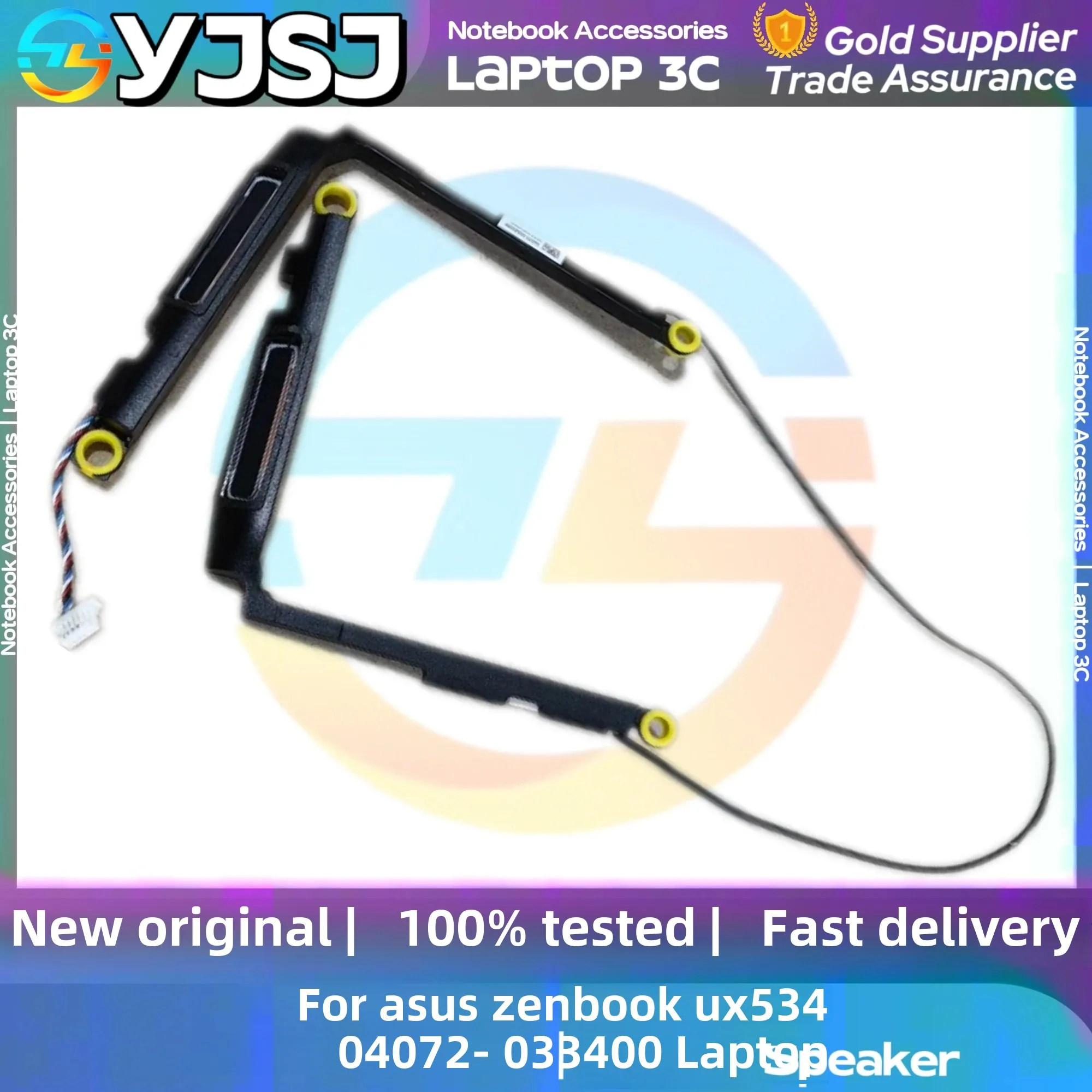 

New GENUINE Original Laptop Speaker For ASUS Zenbook 15 UX534 UX534F UX534FA UX534FTC built-in speaker horn audio 04072-033400