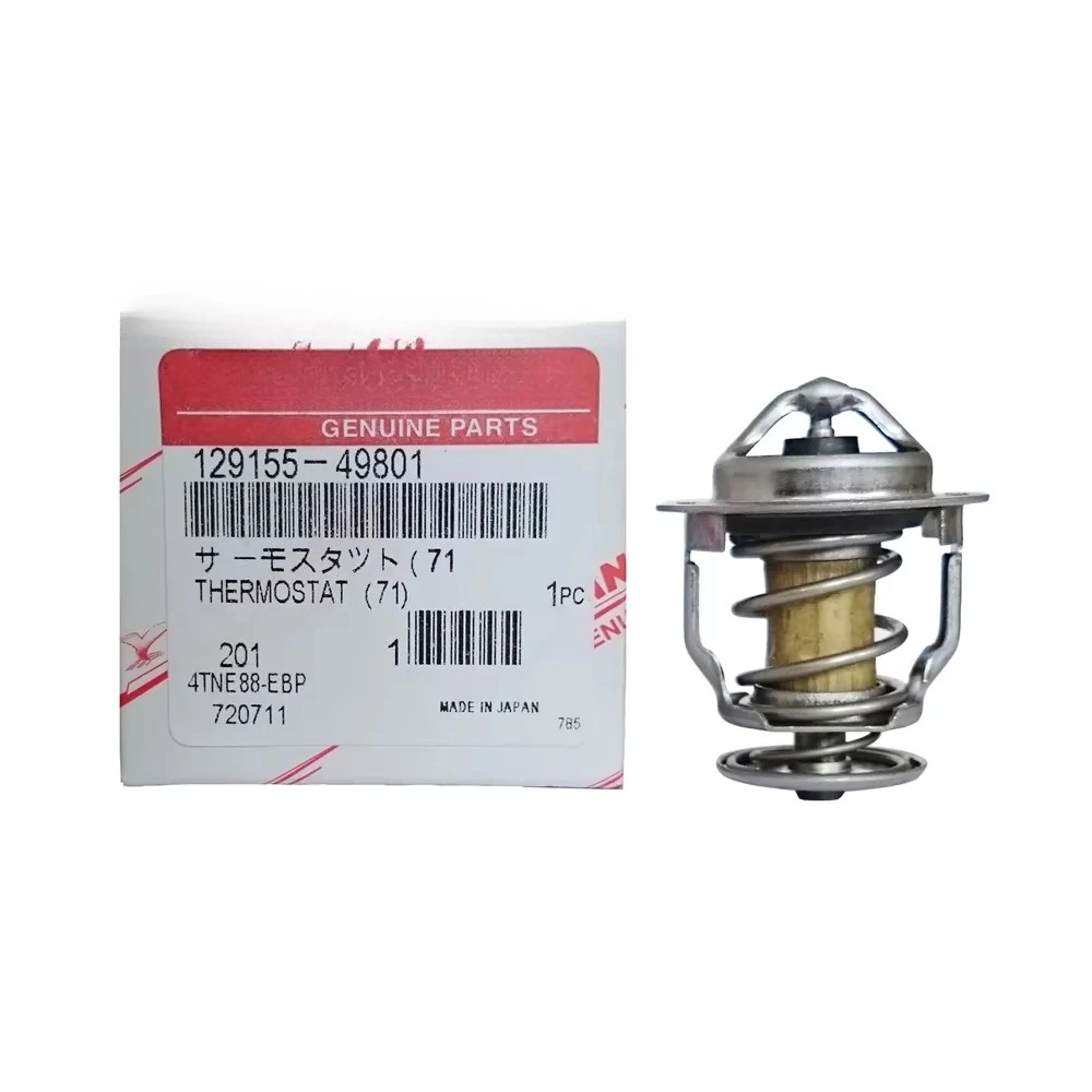 Japanese Parts 4TNV88 Engine Thermostat 129155-49801 for Yanmar 4D84E Thermostat for Yanmar Thermostat