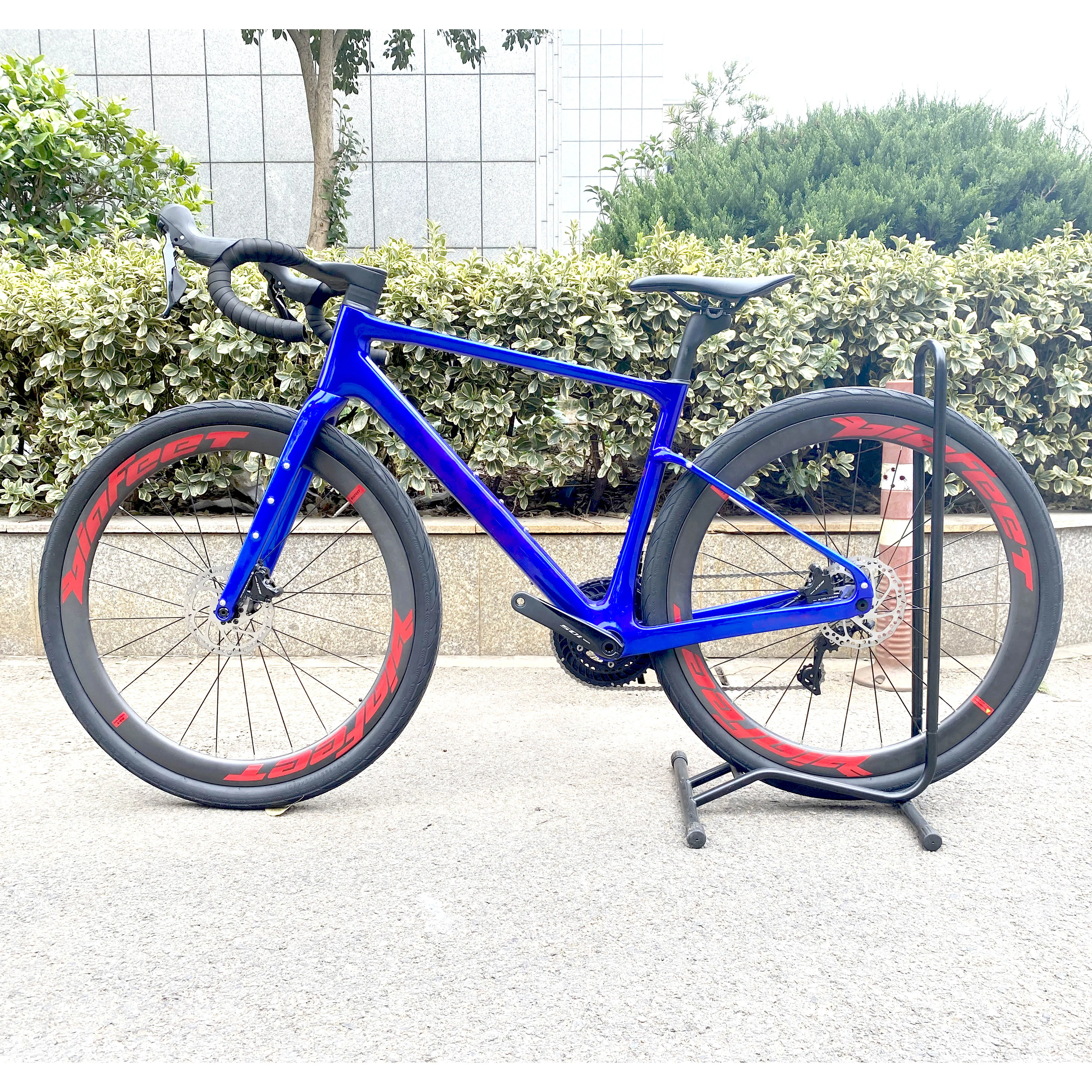 Custom Built Sh--imano 105 700c Carbon Road Bike Frame 21-Speed Factory-Quality Bicycle Part with Disc Brake for City Cycling