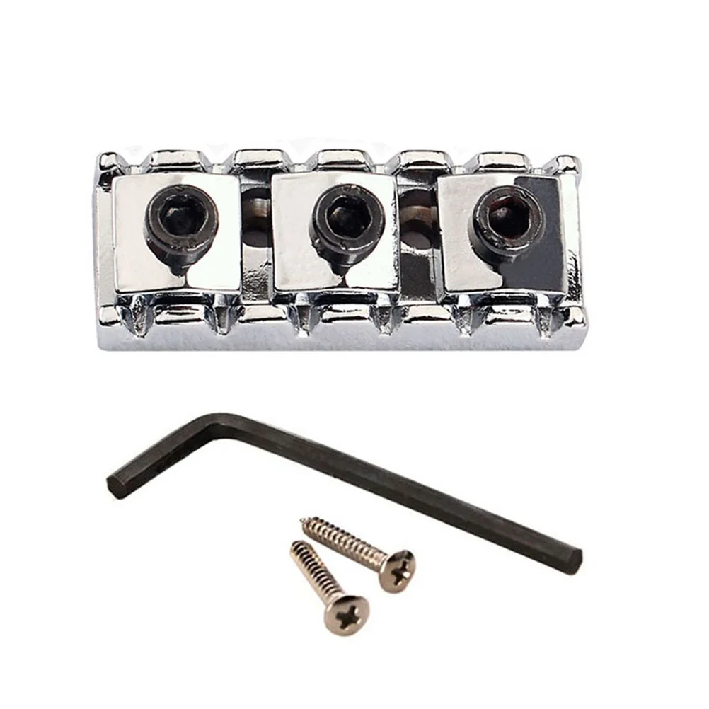 

1Pcs 42Mm String Locking Nut Zinc Alloy for Electric Guitar Tremolo Bridge Mount with Wrench and Screws Guitar Locking Nut
