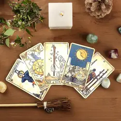 1 Set English Rider Wait Tarot Cards Factory Made High Quality Smith Tarot Deck Board Table Game Card Witch Tarot For Divination