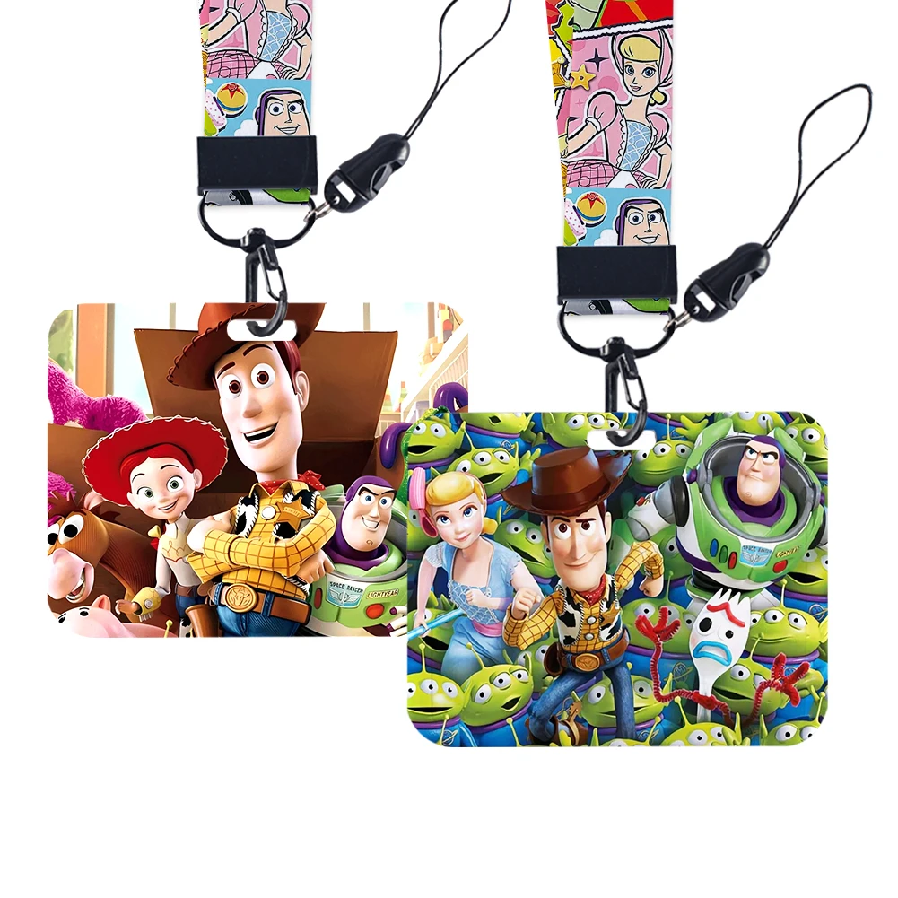 Disney Toy Story Phone Straps Lanyard Hang Rope For Id Card Holder Work Card Badge Id Card Badge Holder Neck Straps Kids Gifts