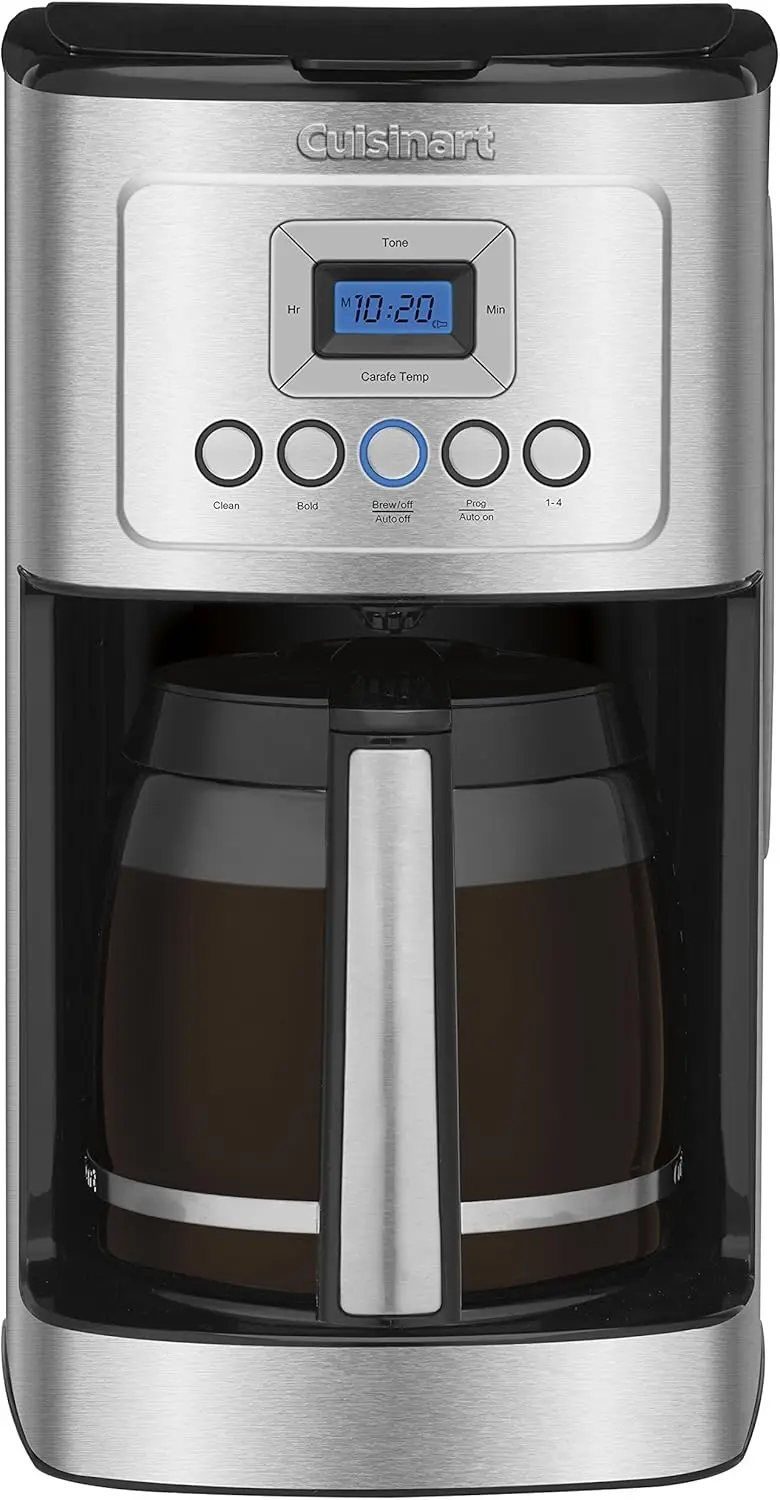 

New Coffee Maker, 14-Cup Glass Carafe, Fully Automatic for Brew Strength Control & 1-4 Cup Setting, Stainless Steel, DCC-3200P1