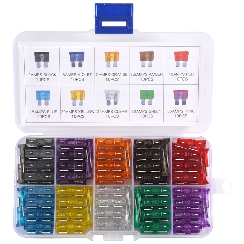 100-teiliges Auto-Sortiment-Set mit kleinem Klingentyp und Profil