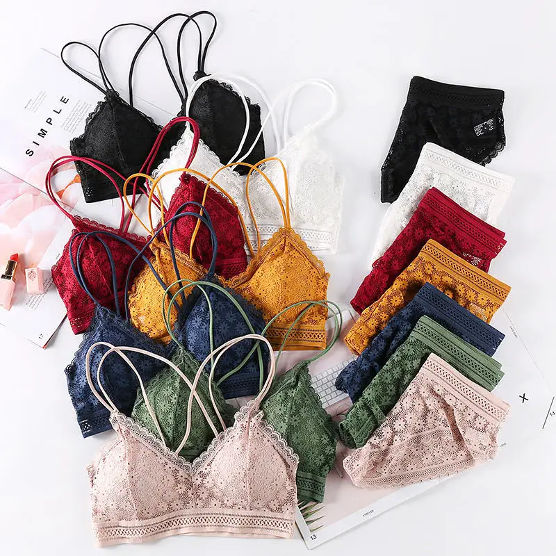 

Women Lingerie push-up bra Underwear Set Sexy Lace Lingerie Set Female Underwear Set Lace Bra Panties Seamless Underwear Women