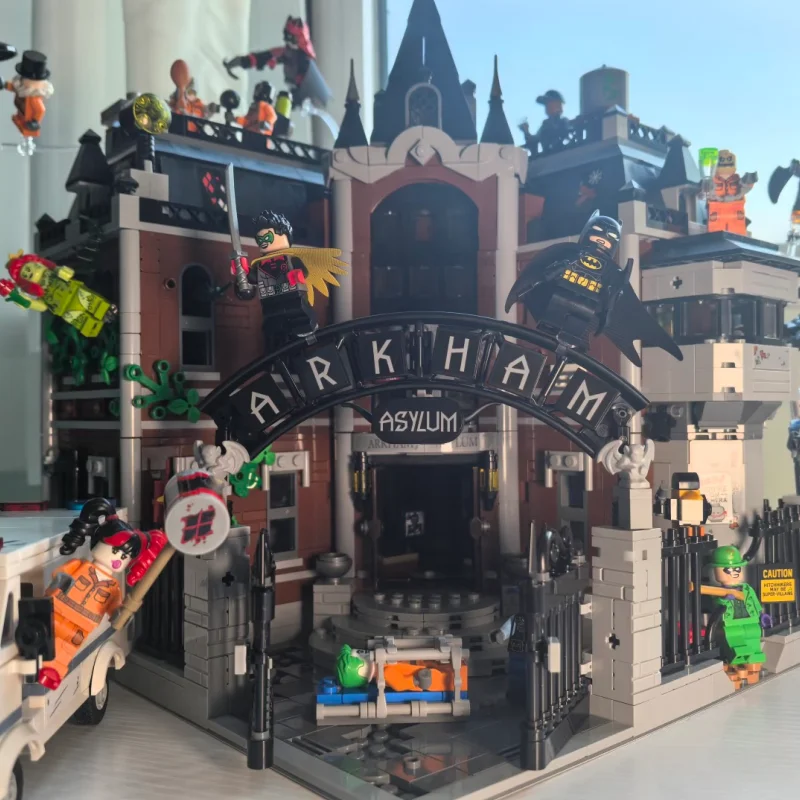 2953 stücke Modulare Arkham Modell Bausteine Ziegel Krankenhaus Architektur Zusammengebaut Diy Kreative Spielzeug Für Kinder Geschenke Dekoration
