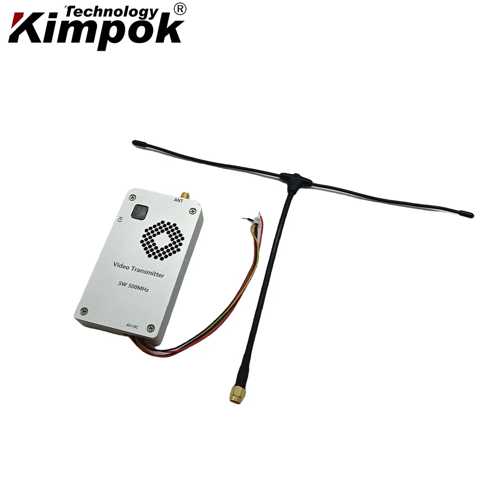500Mhz 5W Fpv Vtx Wireless Video Transmitter and Receiver for Long Range Transmission