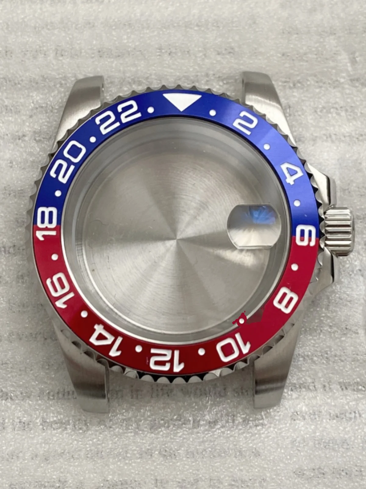 

Modified watch case for NH34/35 movement 40mm sapphire glass bottom sheet case