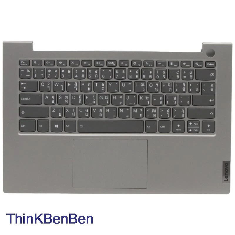 TH Thai Mineral Gray Keyboard Upper Case Palmrest Shell Cover For Lenovo ThinkBook 14 G2 G3 ITL ARE ACL 5CB1B02591