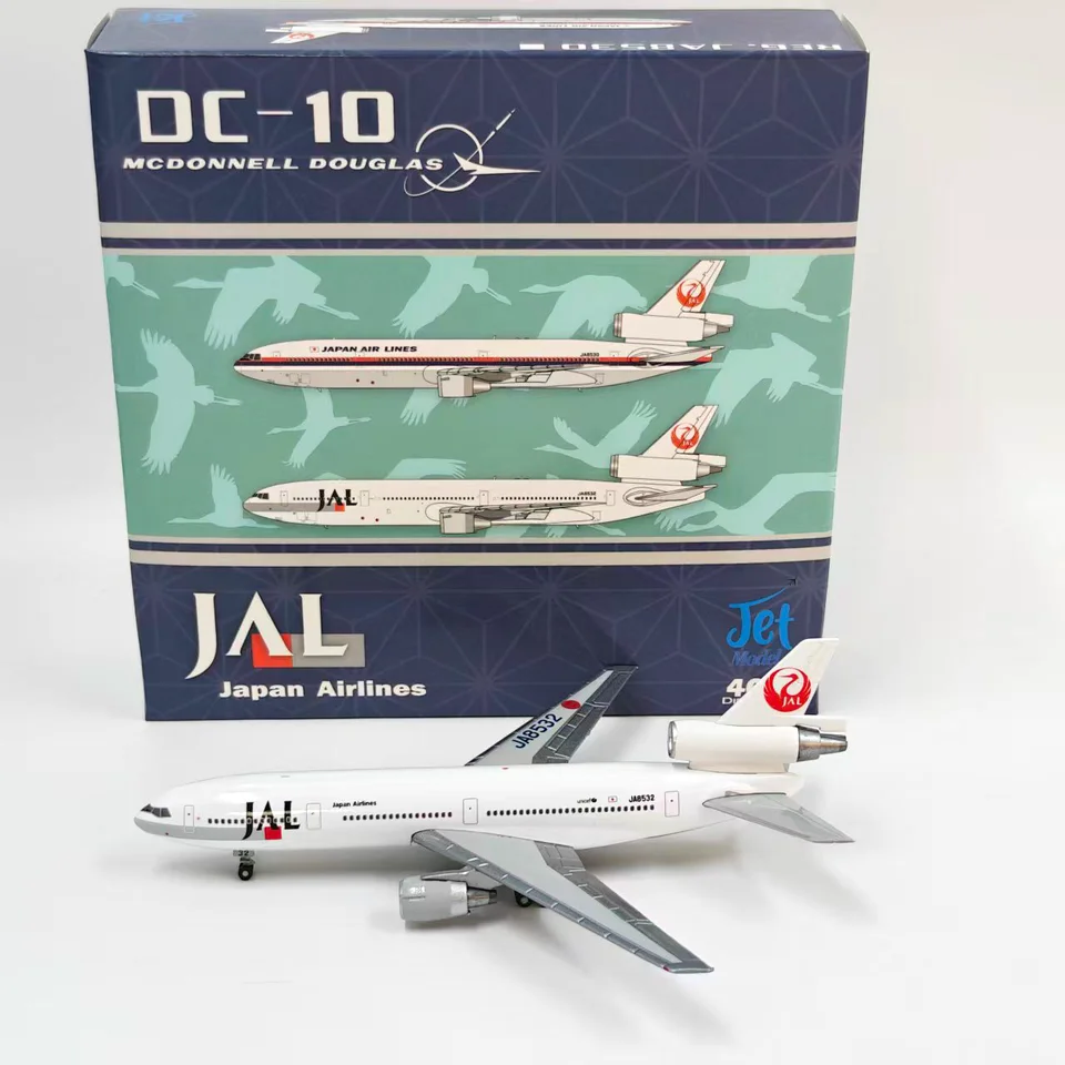 ダイキャスト 1:400 スケール JAL マクドネル・ダグラス DC-10 旅客機