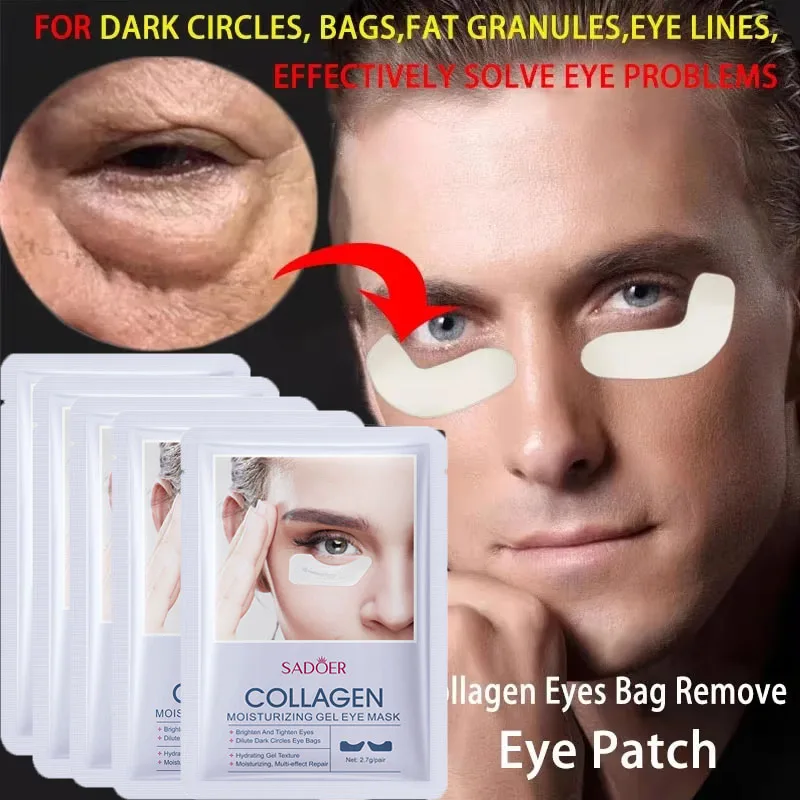 

Collagen Eye Mask Eyes Bag Remover Eyes Patches Firming Lifting Fade Fine Line Hyaluronic Acid Moisturizing Smooth Eye Skin Care