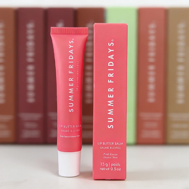 Summer Fridays Mild Repair Skin Care Jet Lag Mask The Holiday Trio Set Lip Balm Suit Hot Cocoa Toasted Marshmallow Lip Gloss view 6