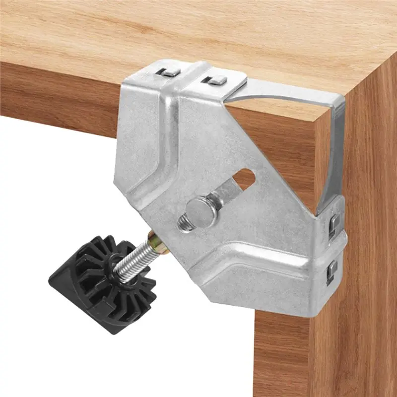Y50A-Quick Clip Stainless Steel Right Angle Clamp 90 Degree Adjustable Auxiliary Corner Fixing Locator Closed