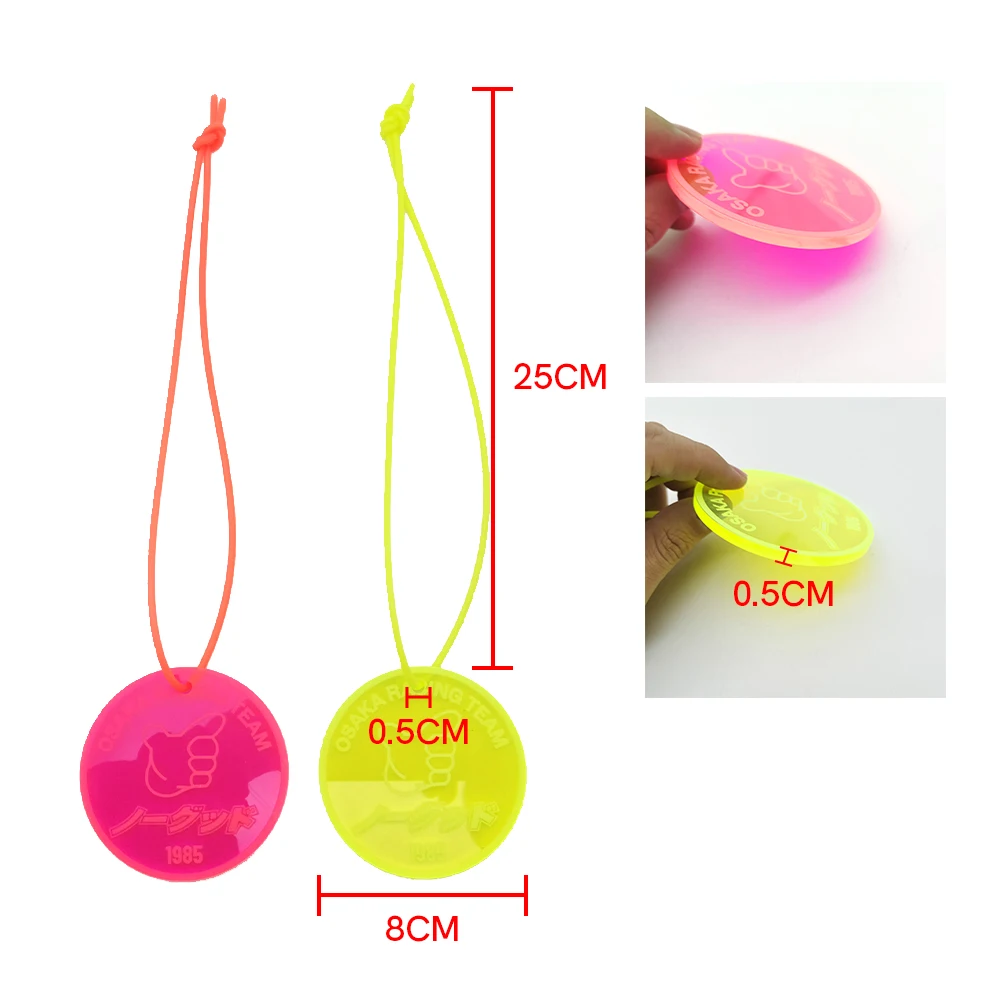 JDM Style Car Pendant Drift Master Rearview Mirror Hanging Charm JDM Ornaments Colorful Drift King Acrylic Badge Auto Decor