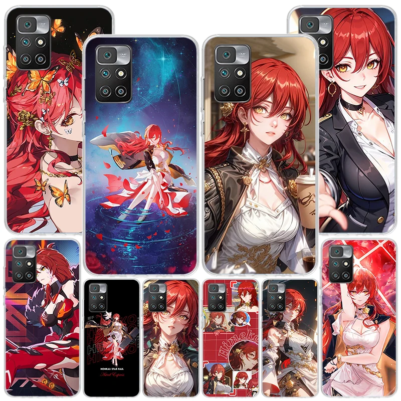 Honkai Star Rail Himeko Phnoe Case for Xiaomi Redmi 12 12C 10 10A 10C 10X 9 9A 9C 9T 8 8A 7 7A 6 6A S2 K20 Pro K40 Unique Cover