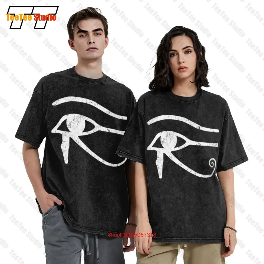 Eye Of Horus Ii Sign Vintage Oversized T-Shirt M0SQ