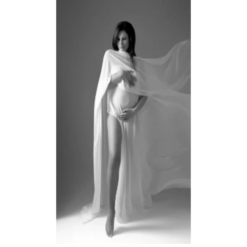 4M/ Seiden-Chiffon-Wurfstoff und Drapierkleid – vielseitige 2-in-1-Umstands-Fotoshooting-Requisite für professionelle Fotografie
