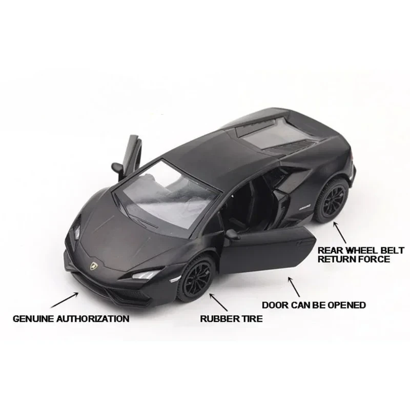 รถโมเดลโลหะ GTR50 เยอรมัน ลายโลโก้ Bull รุ่นดึงหลัง ของเล่นสะสม ทำจากโลหะผสม