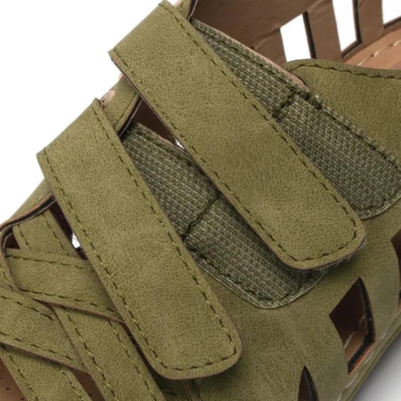 Summer Shoes Women Soft Vintage Sandals Anti-slip Comfortable Walking Sandals Athletic Hiking Sandals For Women