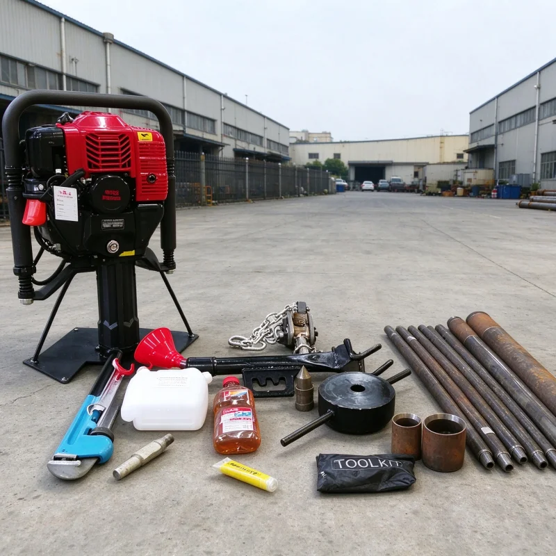 Customized Backpack Drill 15M Petrol Diesel Soil Rock Concrete CompleteSampling Lightweight Movable CoreDrilling