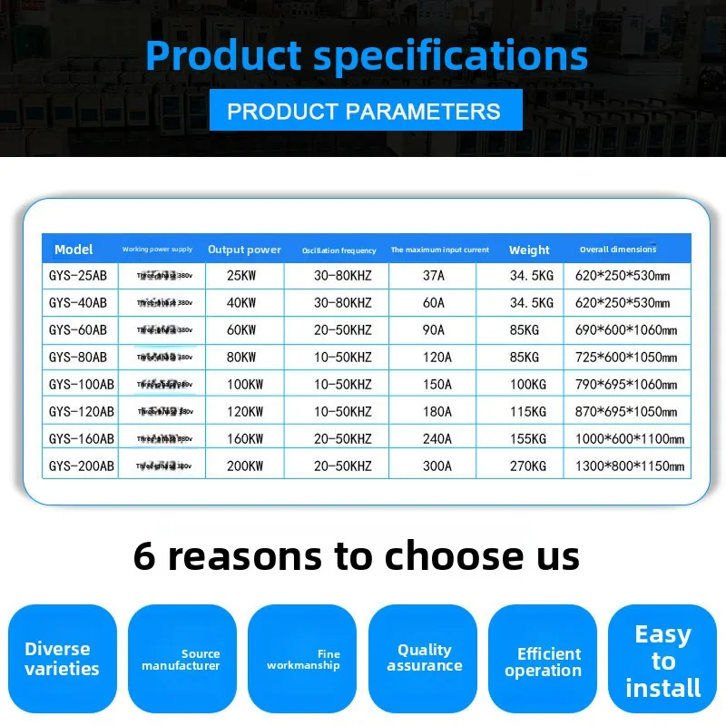 Equipamento de aquecimento por indução, soldagem de metal, brasagem, máquina de têmpera de alta frequência, recozimento ultra áudio