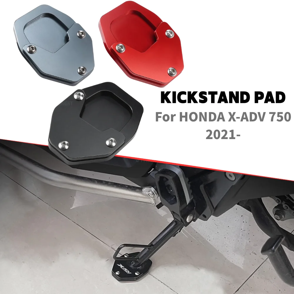 

X-ADV 750 Foot Side Stand Extension Pad For HONDA X ADV 750 xadv750 XADV750 2021- Kickstand Extender Foot Pad Enlarger Plate