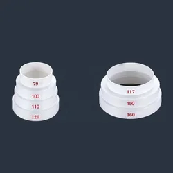 1pcs 80/100/110/120/150/160mm Duct Multi Extractor Fans Pipe Connector Ventilation Pipe Reducer Adapters Plastic Fitting
