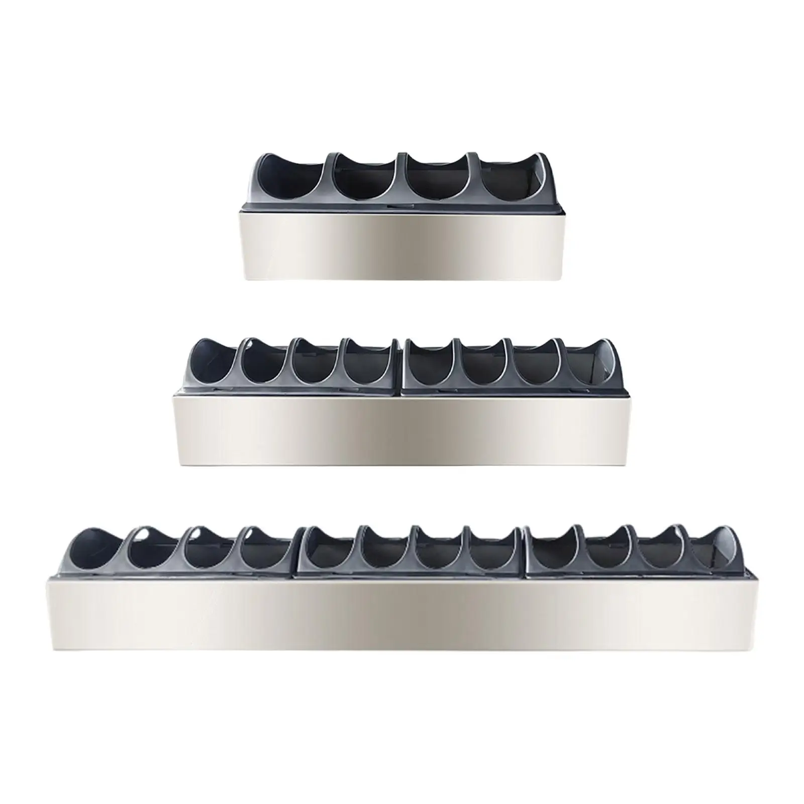 Chicken Feeder Trough Large Capacity Container No Waste Metal Chick Feeding Dispenser for Geese Pigeon Chicken Parrots Bird