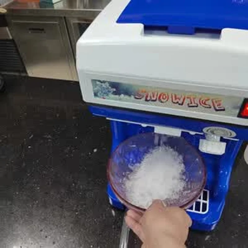 High Quality Portable Commercial Automatic Electric Ice Shaving   Machine min Ice Shaver Hot Sale Ice Cube Crusher