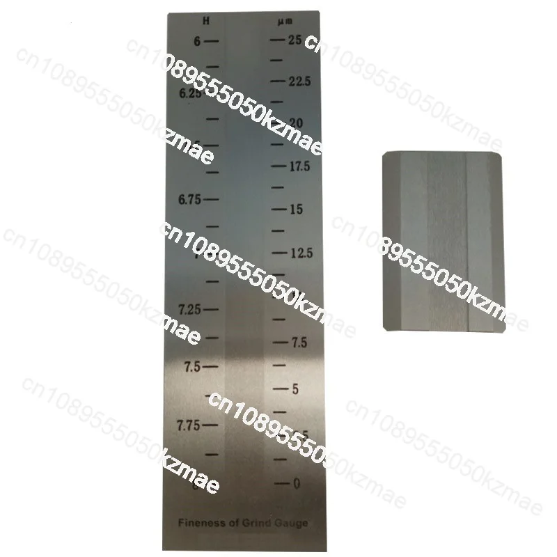 

0-25um, 0-50um, 0-100um BGD Stainless Steel Single Groove Fineness gauge Grindometer Hegman Gauge with calibration certificate