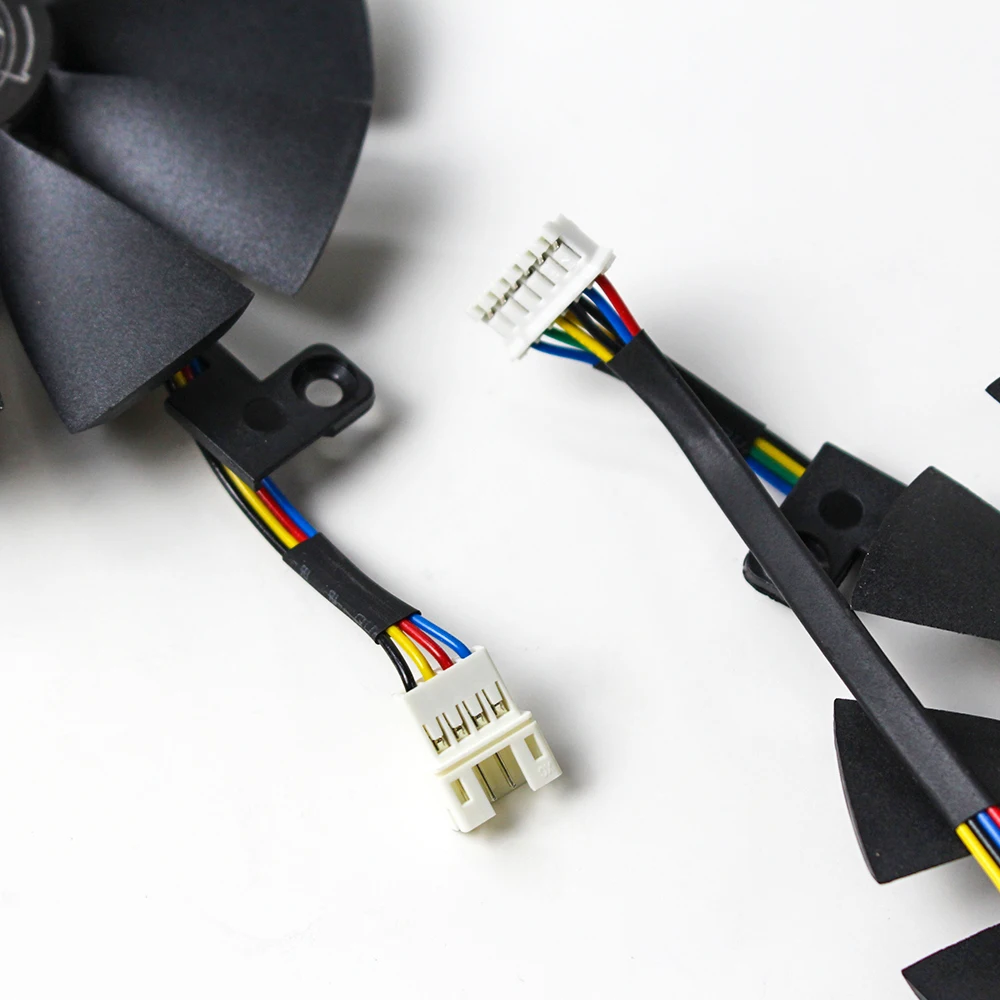 ر 129215 مروحة بطاقة الرسومات SH لـ ASUS RTX2060 2060S 2070 مروحة تبريد بديلة لبطاقة الرسومات 4Pin