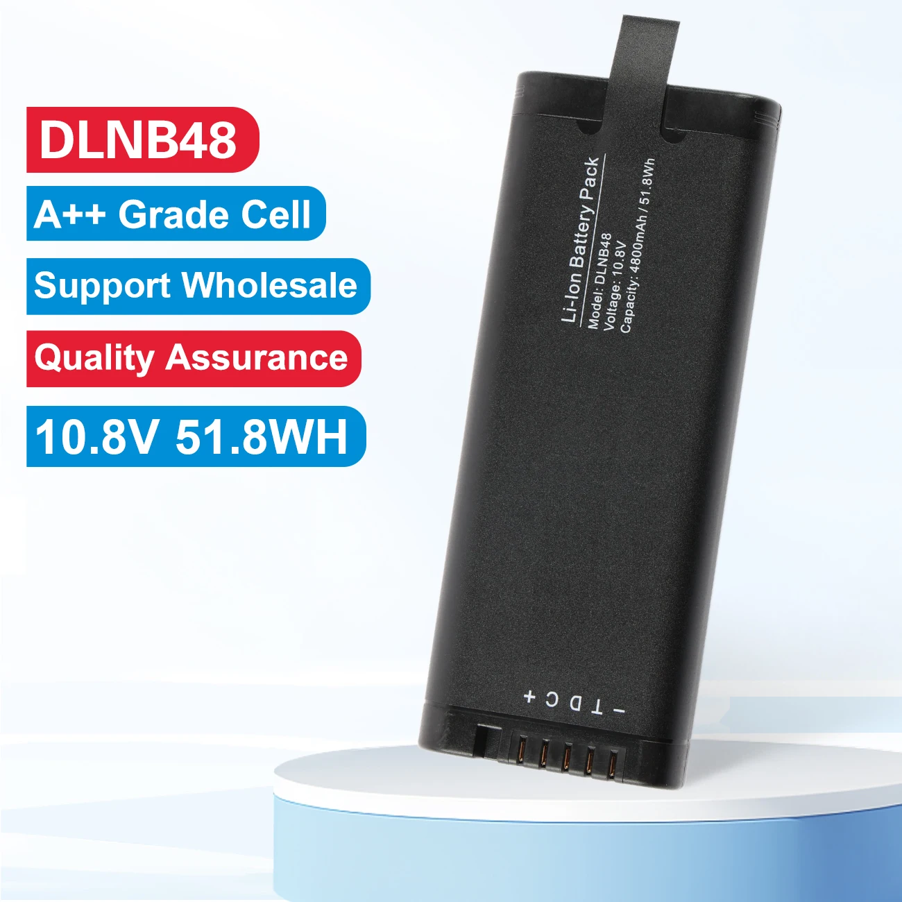 

Литий-ионный аккумулятор DLNB48 для портативного осциллографа Rohde и Schwarz RTH1002 RTH1004, 10,8 В, 4800 мАч/51,8 Втч