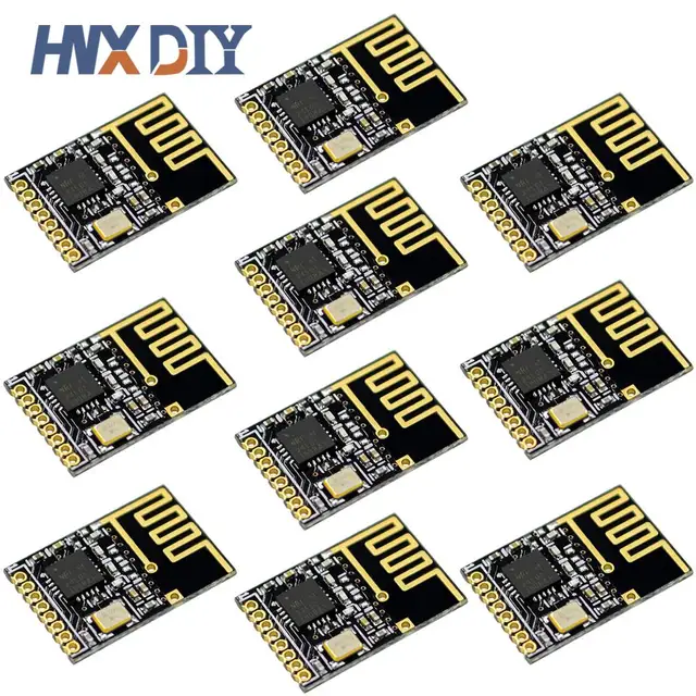 1-10 sztuk Mini NRF24L01 + 2.4GHz SMD RF bezprzewodowy moduł aparatu nadawczo-odbiorczego Mini wzmocniona wersja urządzenia nadawczo-odbiorczego SMD