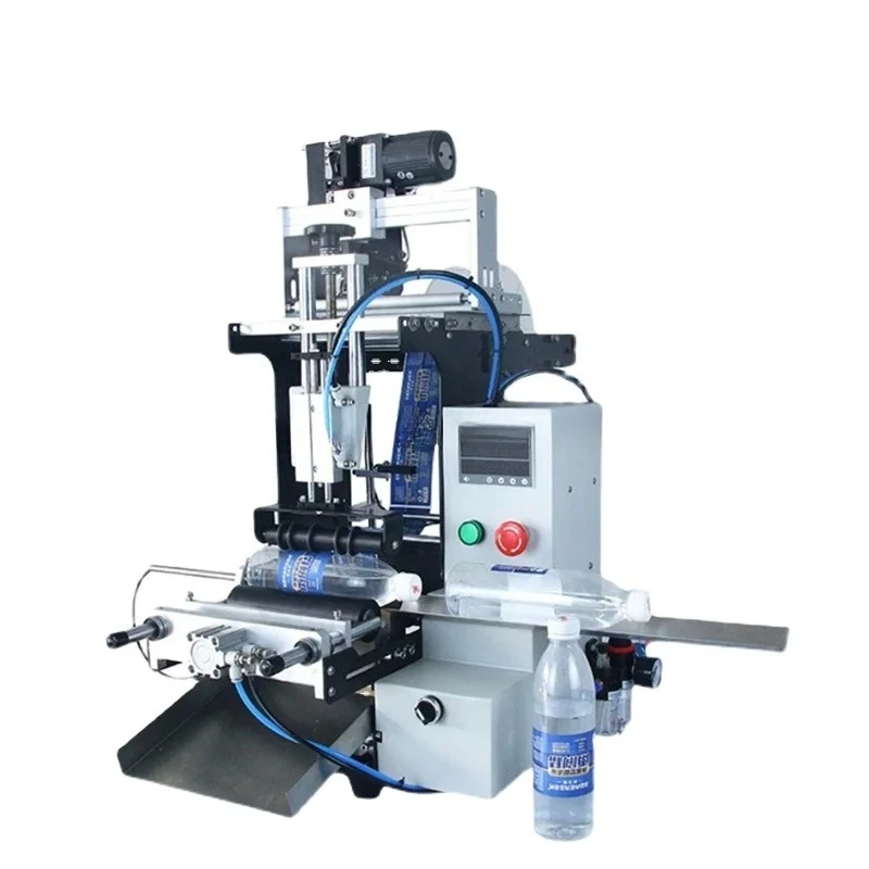 

Полуавтоматическая настольная самоклеящаяся этикетировочная машина премиум-класса для круглых бутылок, стеклянных трубок, вина, пластиковых деревянных банок, авто