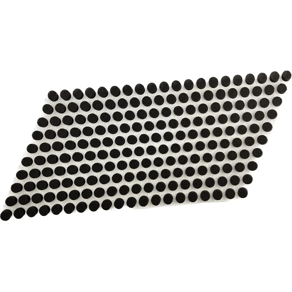 Коричневые самоклеящиеся круглые мебельные фетровые накладки на бампер толщиной 3/8 дюйма, шумопоглощающие, защита от царапин, 200 шт., для домашнего использования