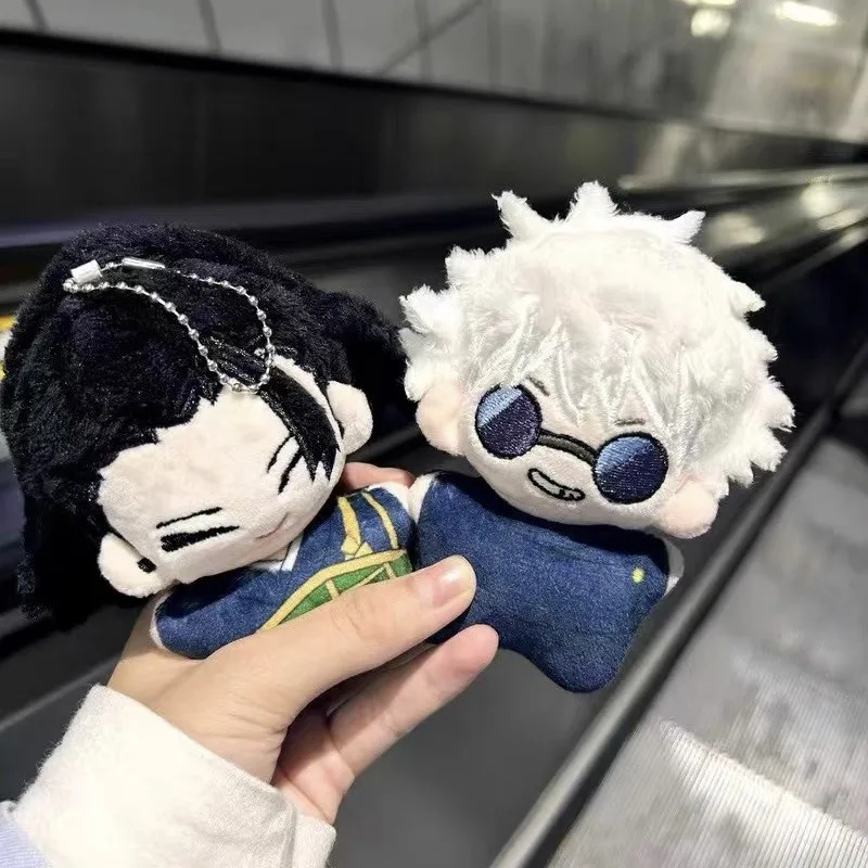 Jujutsu Kaisen Stuffed Dolls Anime Figure Satoru Gojo Mini 10CM Soft Plushes Kawaii Backpacks Pendant Cute Keychain Kids Toys