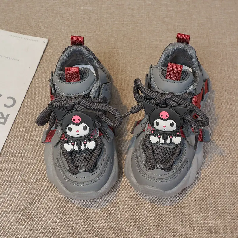 

Kawaii Kuromi Sanrio Cute Cartoon Comfortable Running Sports Shoes Student Hiking Shoes Children Birthday Gifts for Girls