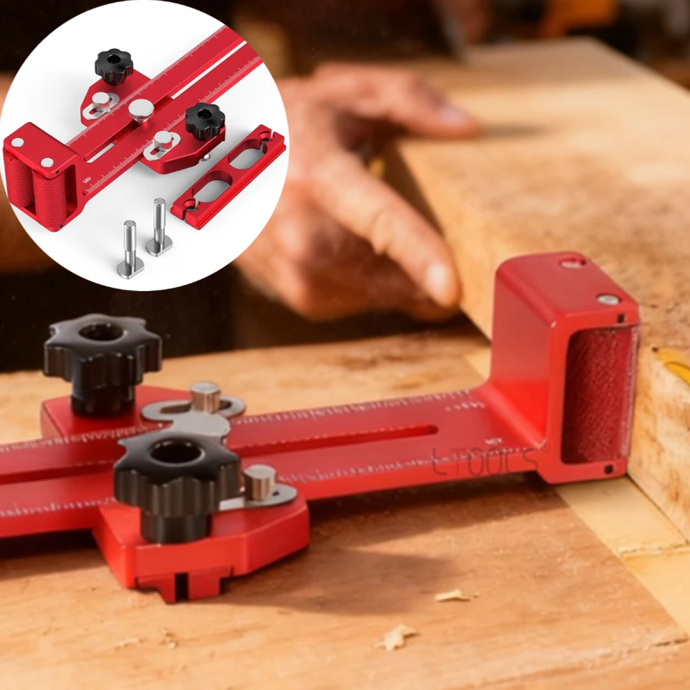 Thin Plate Cutting Positioner Removable Roller Cutting Auxiliary Push Plate Woodworking Table Saw Slide Positioning Fixing Tools