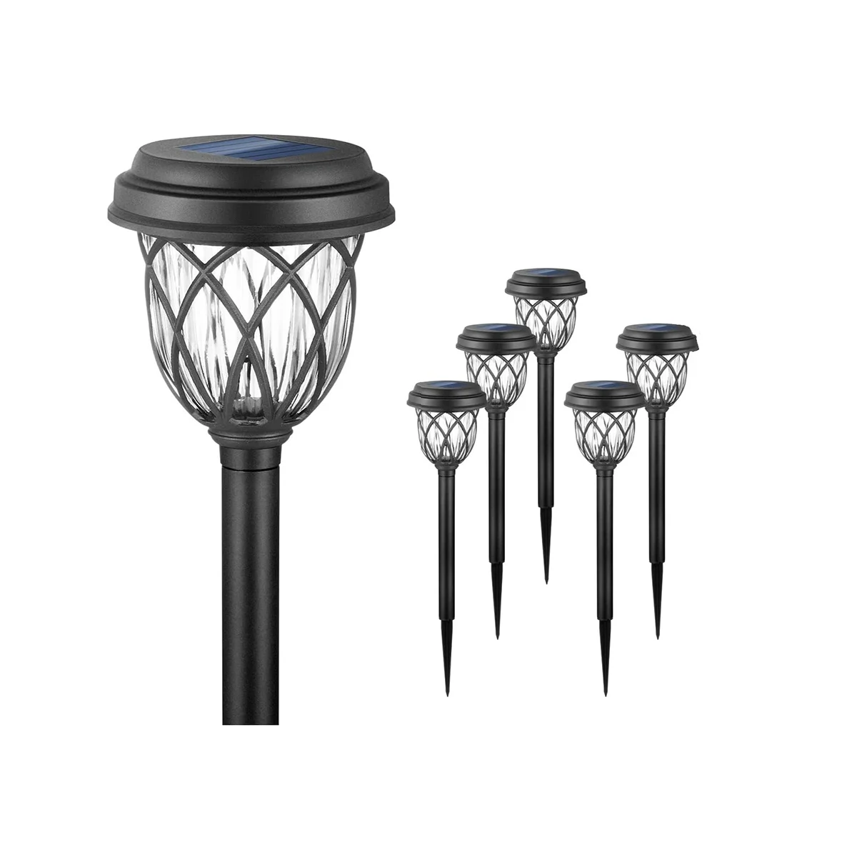 

Solar Outdoor Lights, Solar Lights Outdoor Waterproof IP65, Bright Powered By Solar Garden Lights for Patio