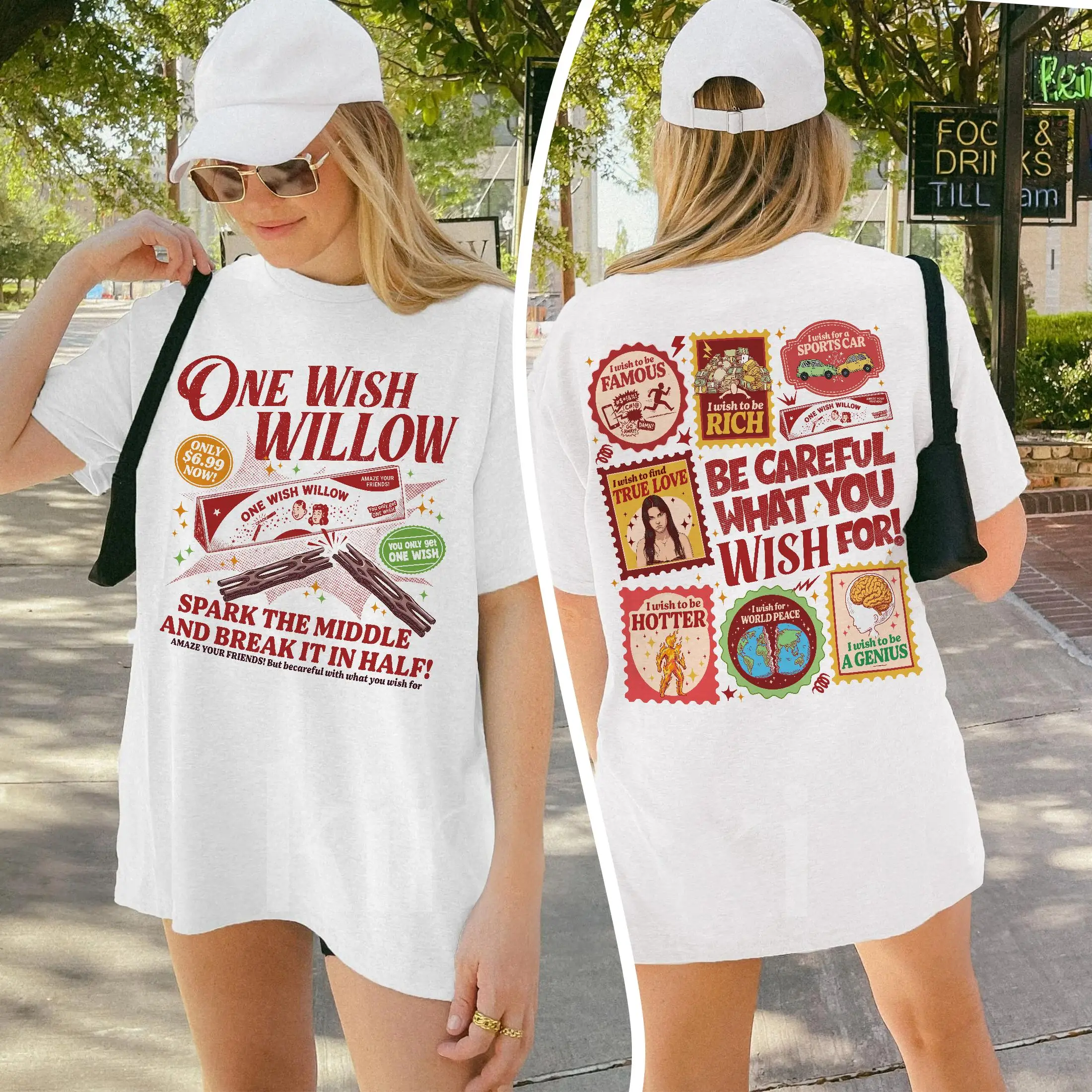 One Wish Willow Inspired T-Shirt, Romance Horror Movie Tshirt, Obsessed Be Careful What You Wish, Movie Fan Tee Shirt