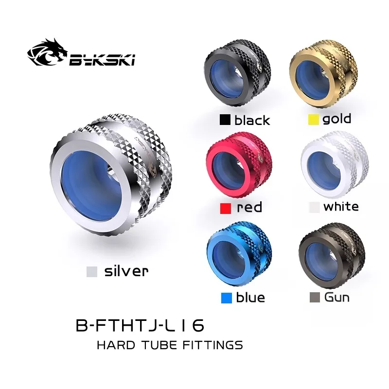 Bykski B-FTHTJ-L16 Anti detachment Hard Tube Quick Twist 16mm Reinforcement Premium Diamond Pattern Computer Water Cooling