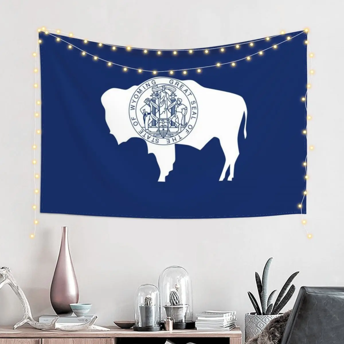 

Wyoming Flag. Flag of Wyoming Tapestry Art Mural Wall Deco Home Decoration Accessories Tapete For The Wall Tapestry
