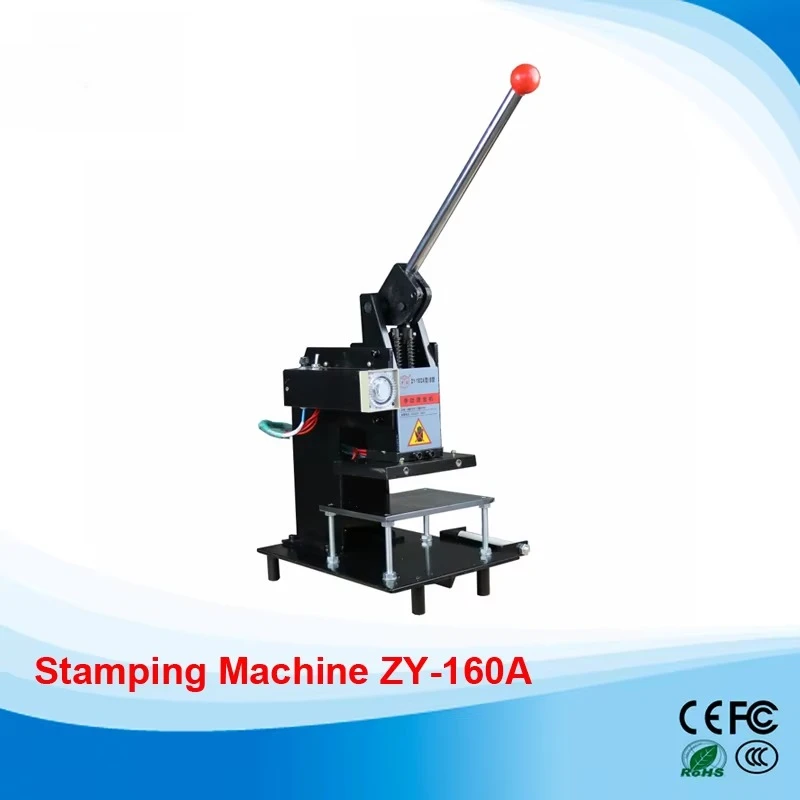 ZY-160A Paper Leather Bag Pocket Creasing Machine Manual Stamping Machine