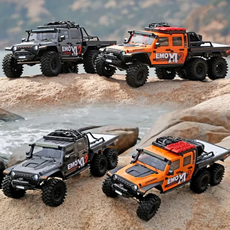 

Crossrc Remote Control Rock Crawler Truck Emo Xl2 1/8 Scale 6x6 Electric With Differential Lock Two Speed Off Road Hobby Vehicle