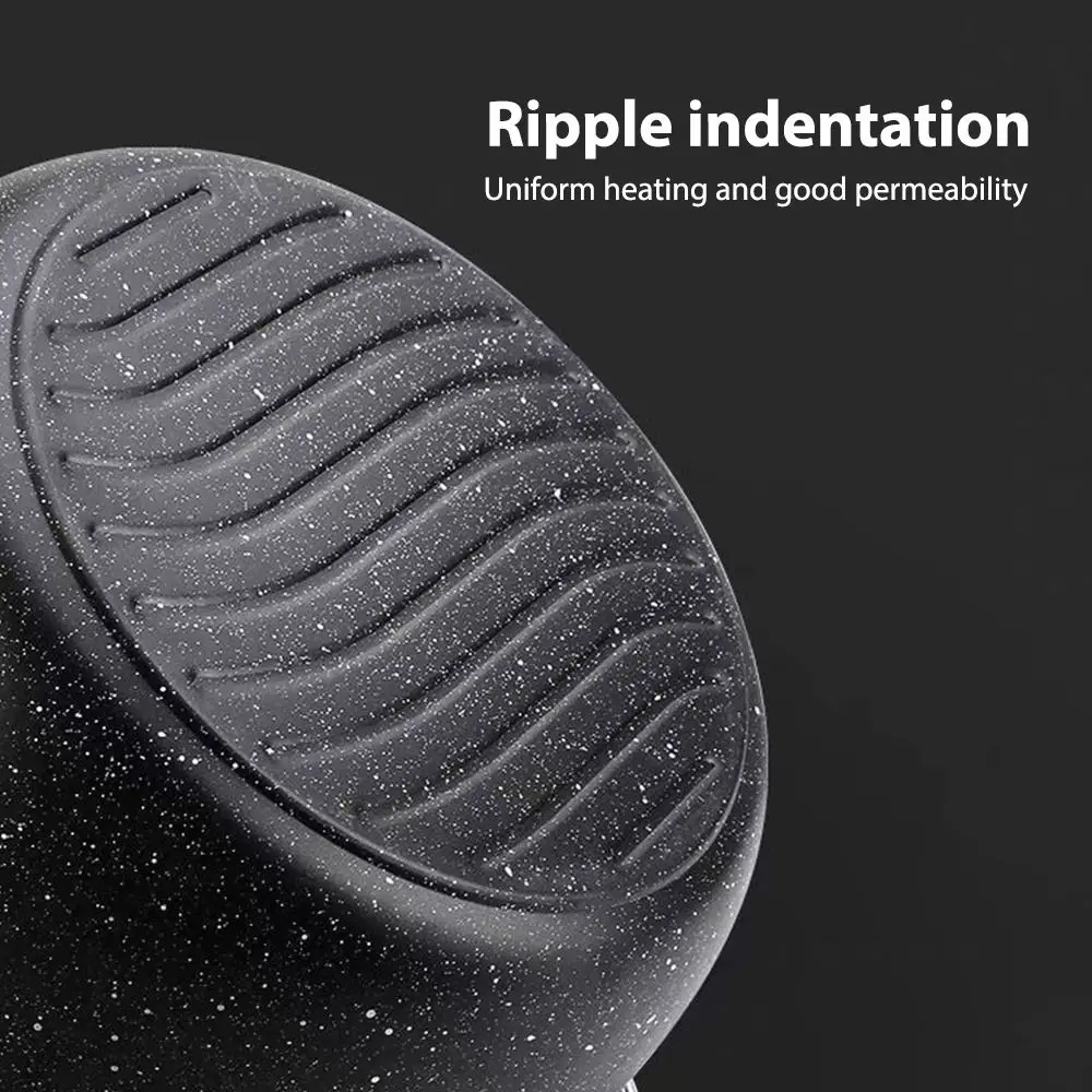 Maifan Stone Soup Pot Universal Two Ears Non-stick Kitchen Cooking with Lid Household Saucepan Stock Gas Induction Cooker