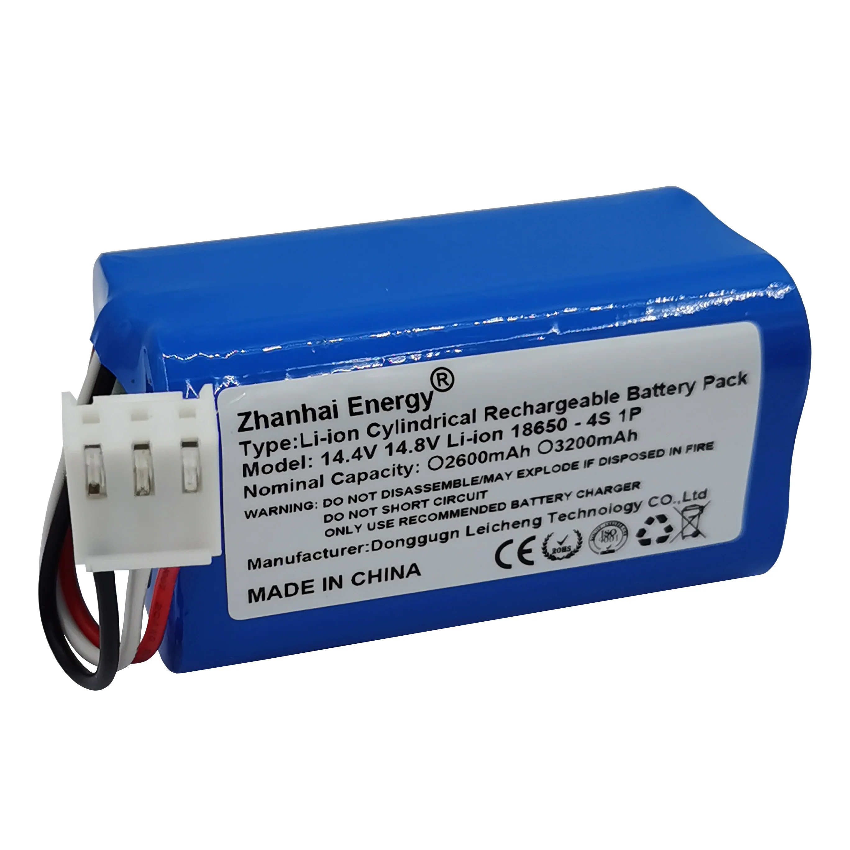 14.4V 14.8V 2600mAh 3200mAh Li-Ion Rechargeable Battery Pack Suitable For Yuri Electric Mop TUJ-MA960 MA990 Wholesale Purchasing