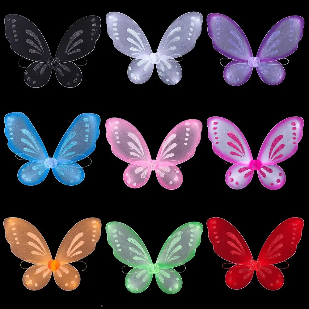 Toddler Dress Up Angel Wings for  Fairy Wings Costume Accessories Dress-Up Wings Butterfly Fairy