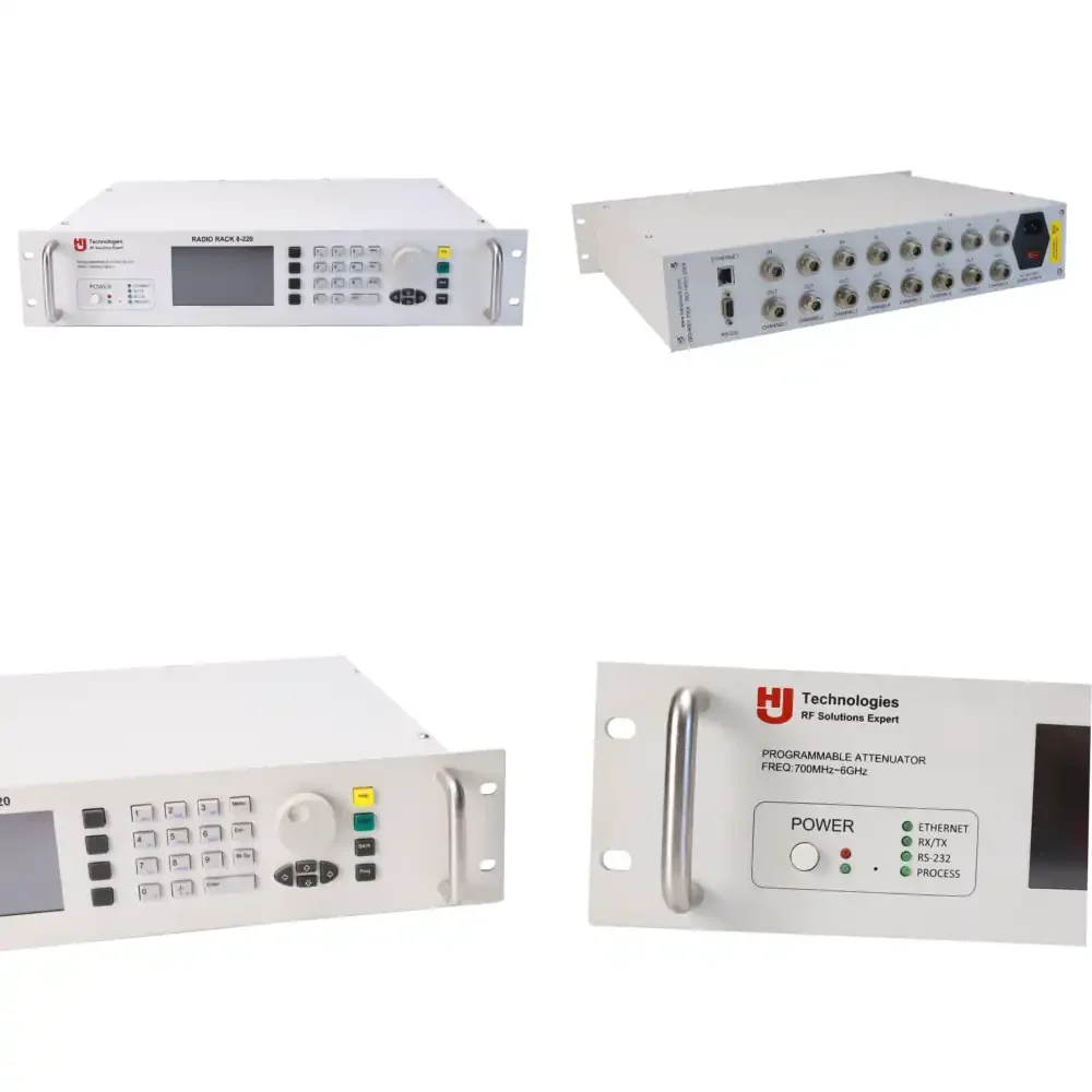 Radio Rack8-220 Programmable Attenuators 10MHz to 6GHz Range for Independent Path Systems