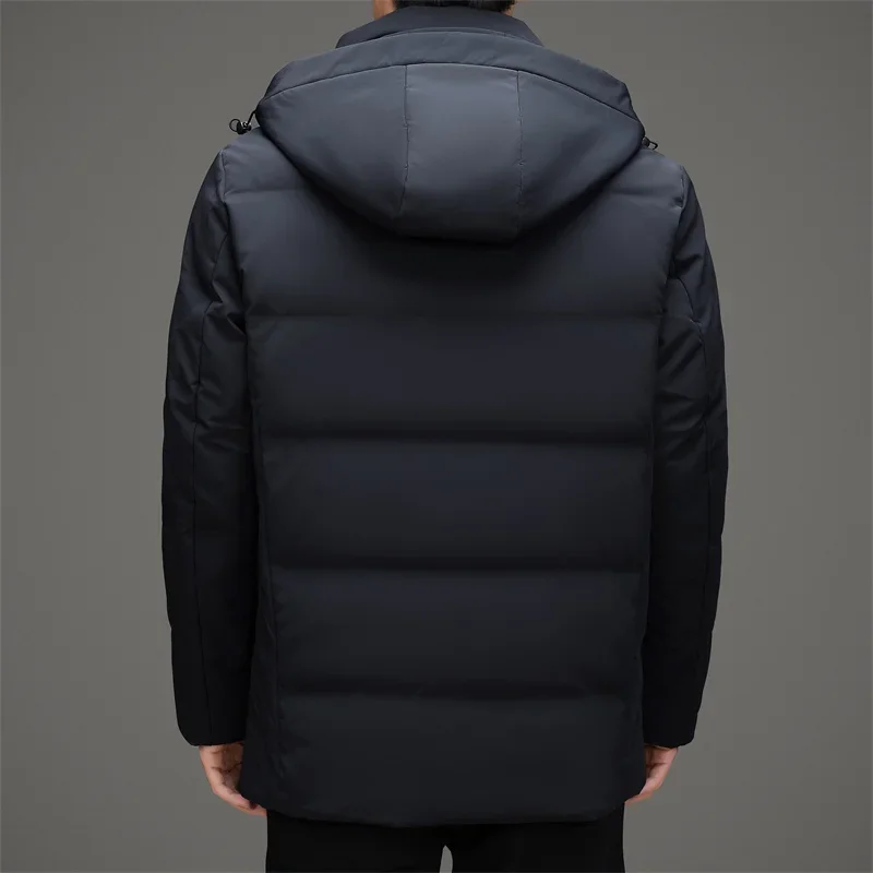 

COZOK Men's Winter Jackets 2024 New Designer Clothing Heated Down Jackets Filled With Goose Down Thickened Jackets Long Menswear