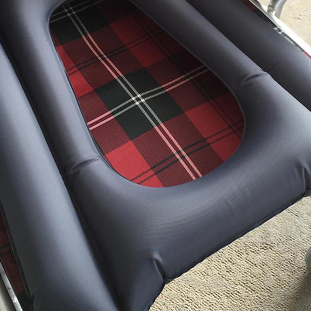 Durable Inflation Seat Cushion for Back Support Hemorrhoid Bed Sores Relief Office Chair Car Seat Travel